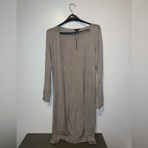 Express Brand New Long Sleeve Tan Cardigan